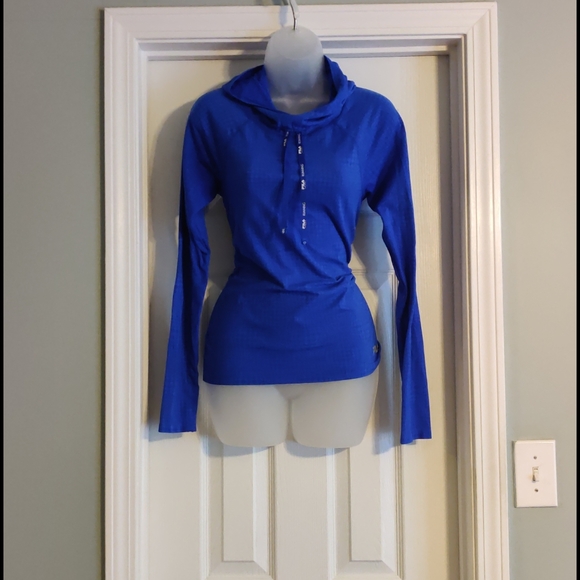 NWOT Fila, blue, long sleeve, hooded, run… - Picture 1 of 6